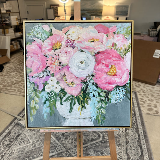 "Bloom” Hand Painted Canvas Print