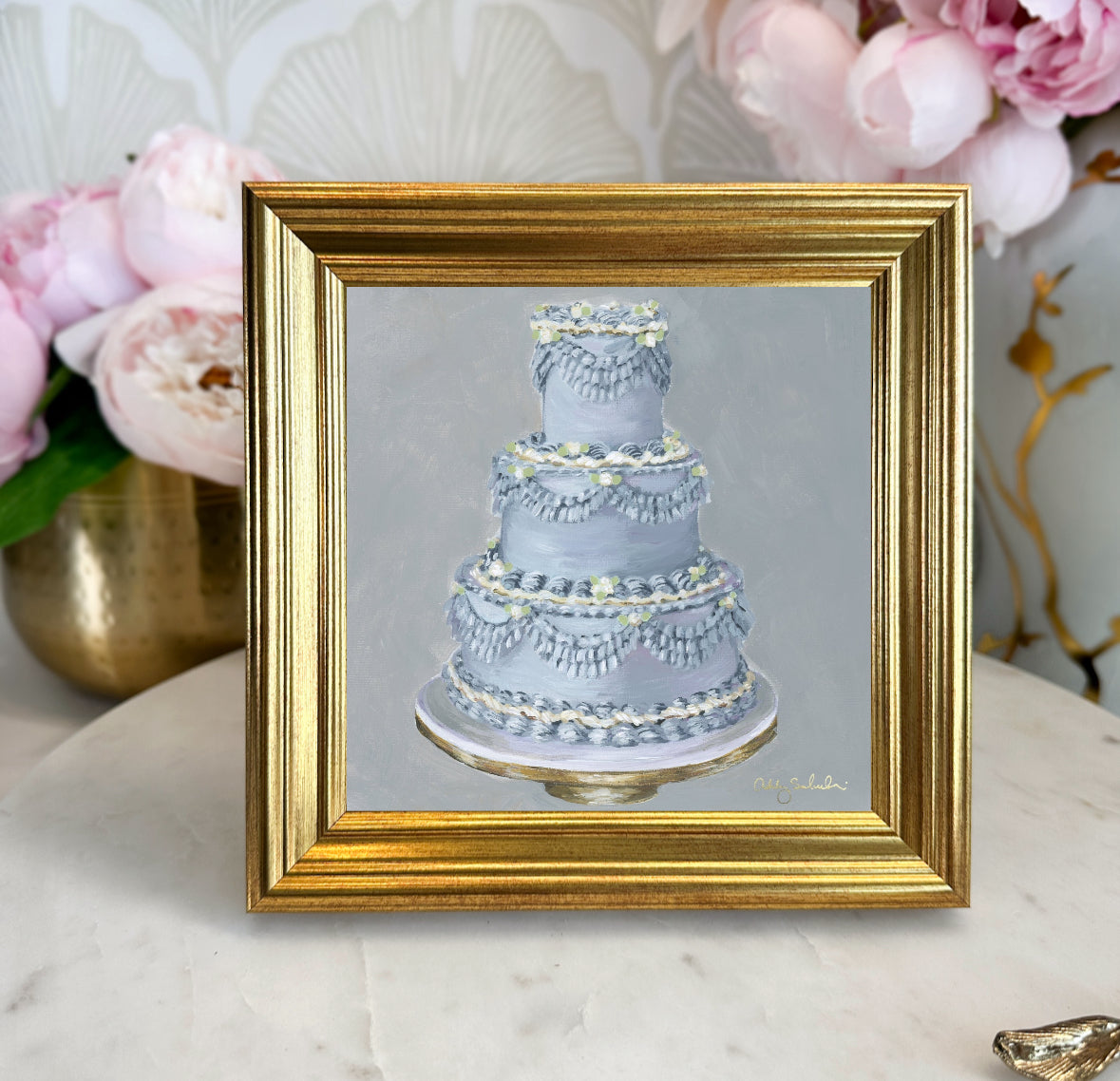 “All Dressed Up” Framed Canvas Print