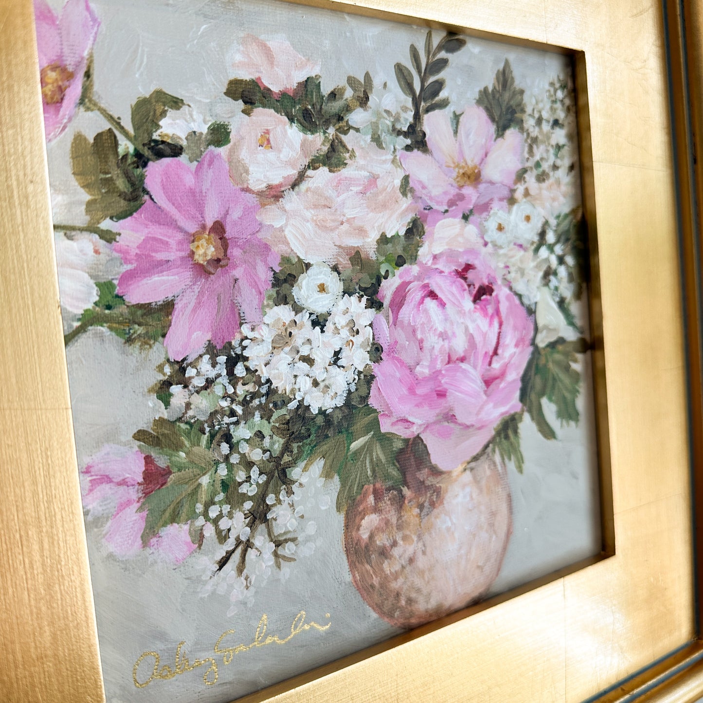 “True Love" Original Acrylic Painting - 14x14" Framed