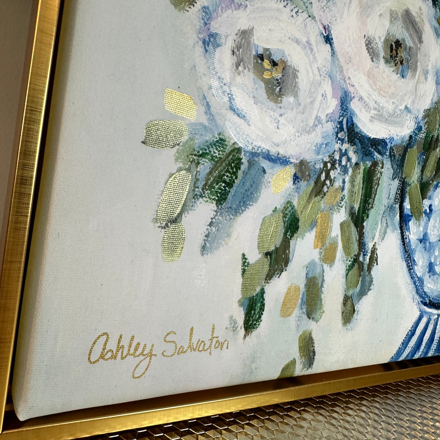 "Breakfast At Tiffanys” Hand Painted Canvas Print