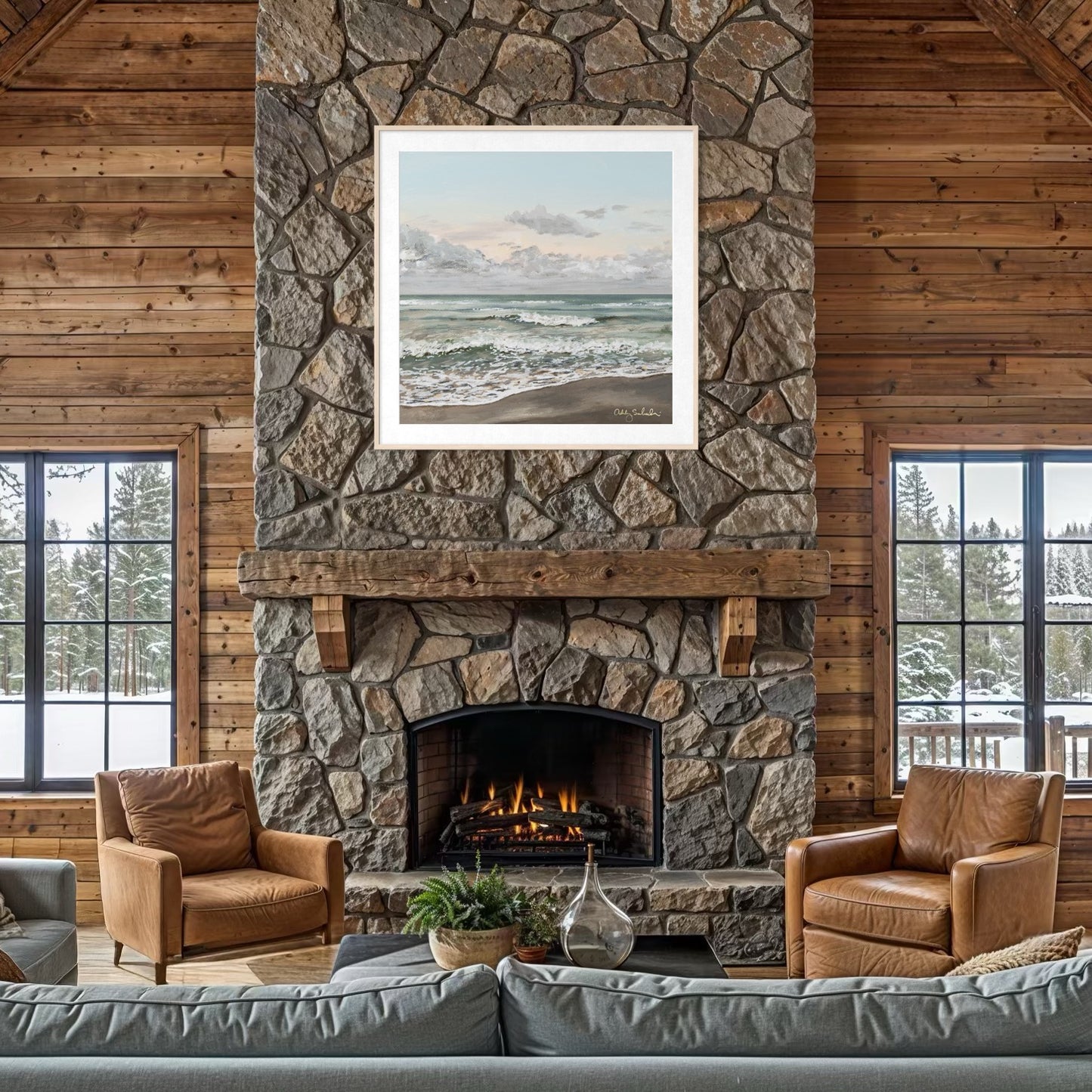 "Golden Sunset" Signature Canvas Print