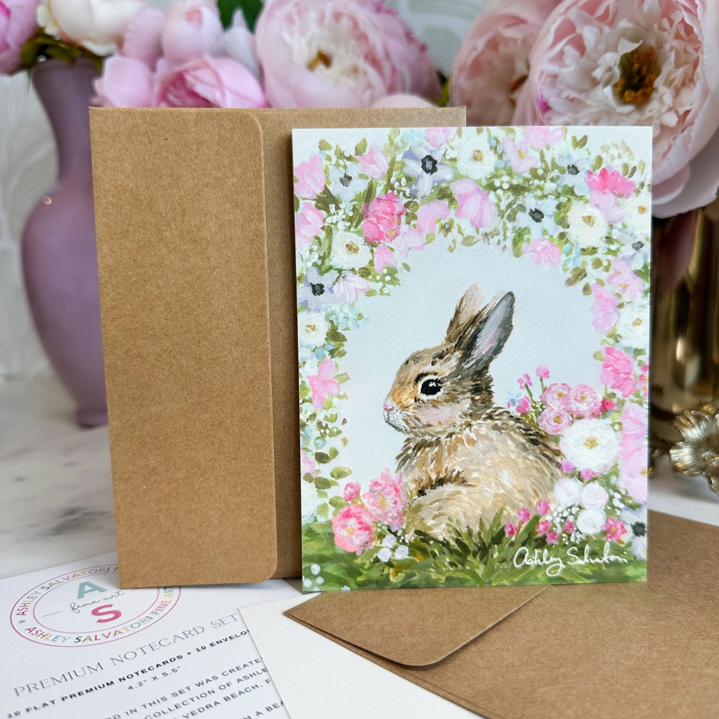 “Bun Bun’s Garden” Notecard Set of 10