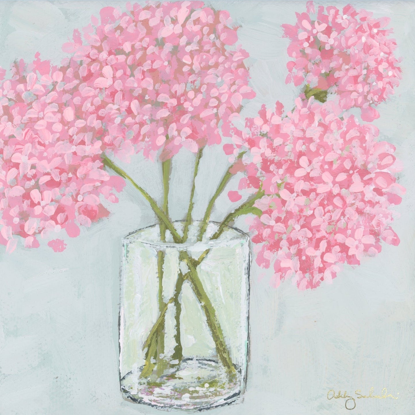 “Bubblegum Bloom" Framed Giclée Print