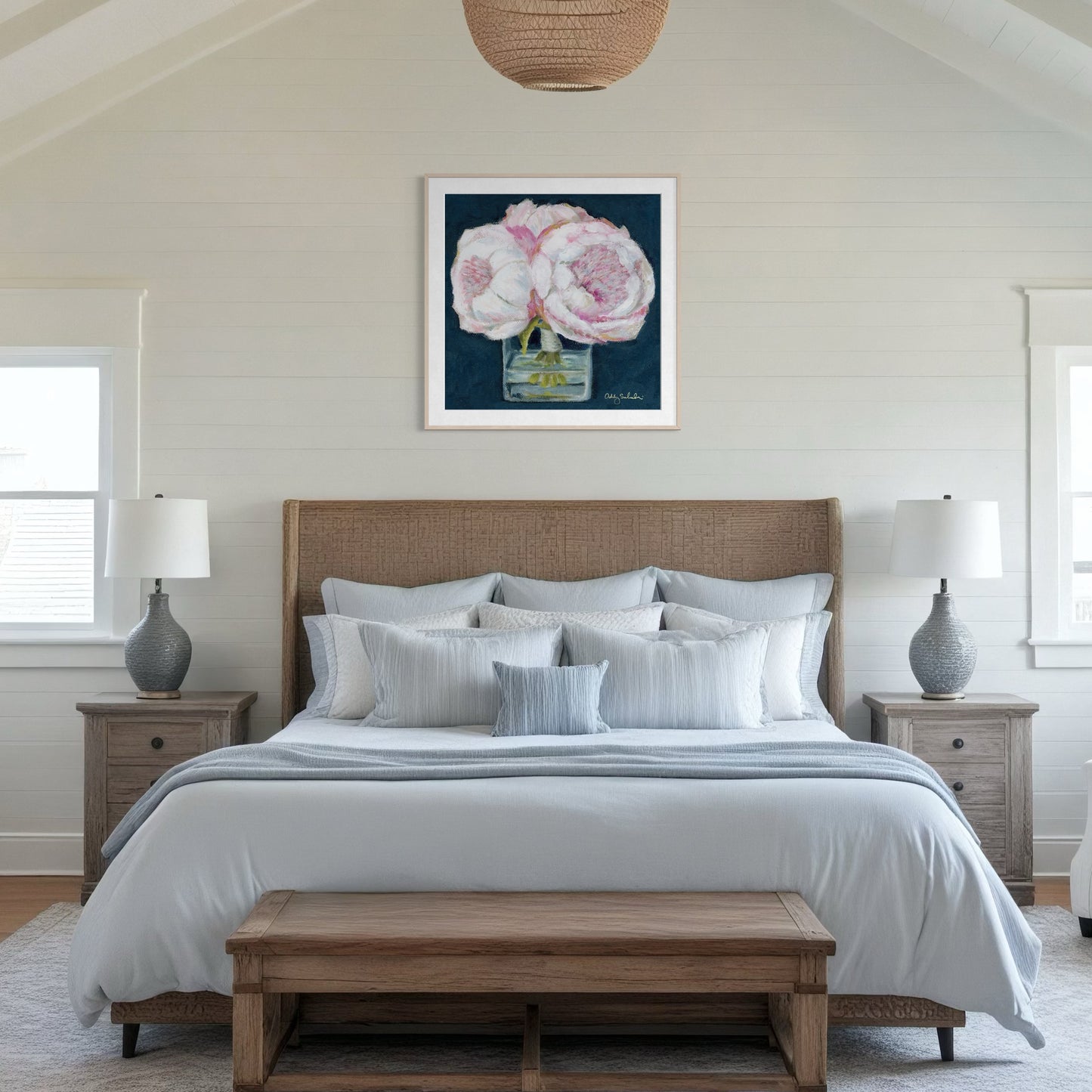 "Pink Peonies" Signature Canvas Print