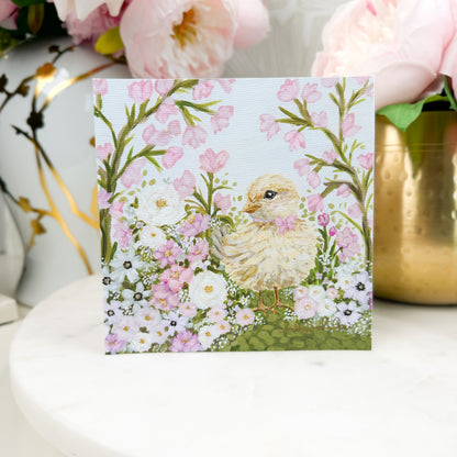 “Little Chick’s Garden" Signature Canvas Print
