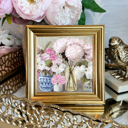 “BLUSH” Framed Canvas Print
