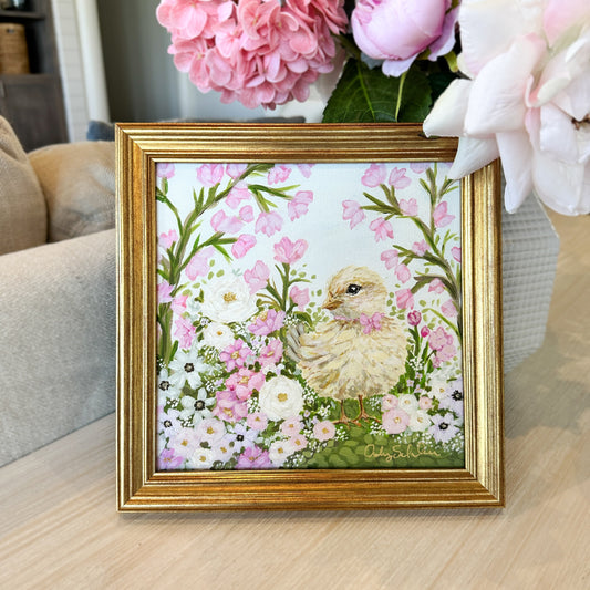 “Little Chick’s Garden" Signature Canvas Print