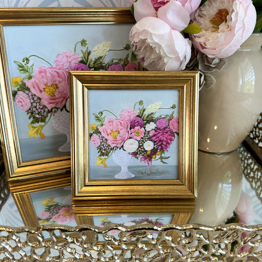 “Tea Time" Framed Giclée Print
