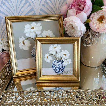 “Spring Soirée" Framed Canvas Print