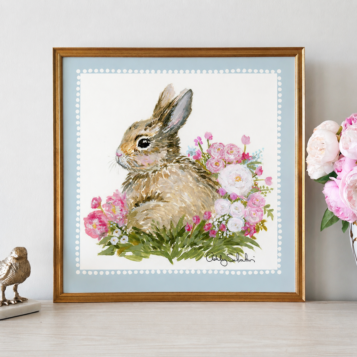 "Bun Bun" Signature Canvas Print