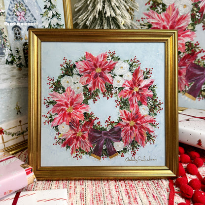 "Holly" Framed Canvas Print
