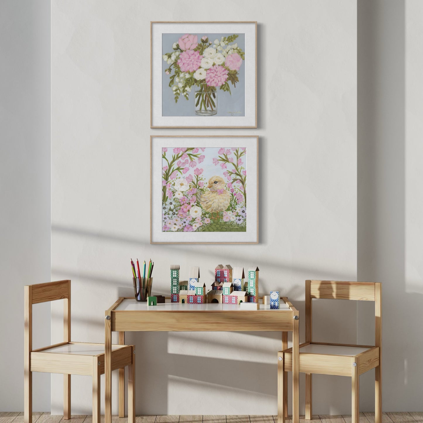 “Little Chick’s Garden" Signature Canvas Print