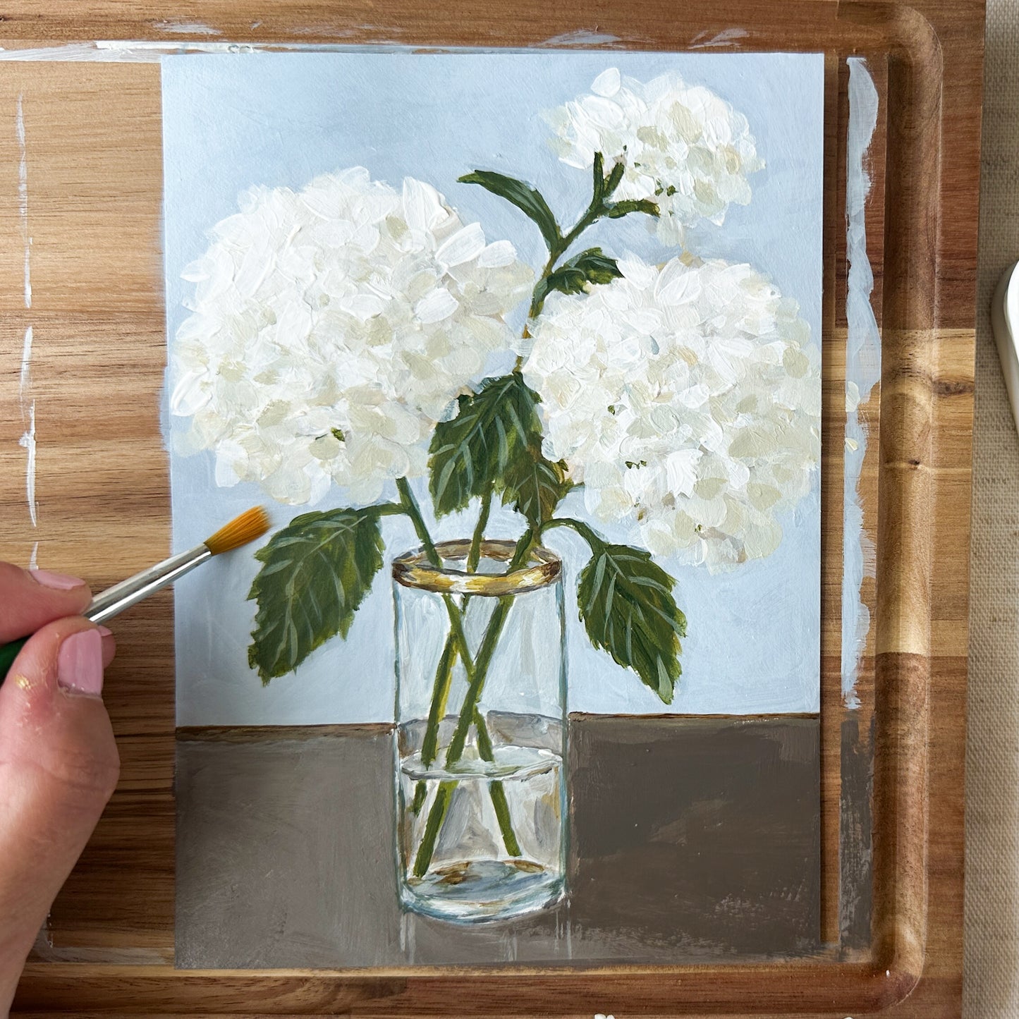 Hydrangea Paint Along Kit