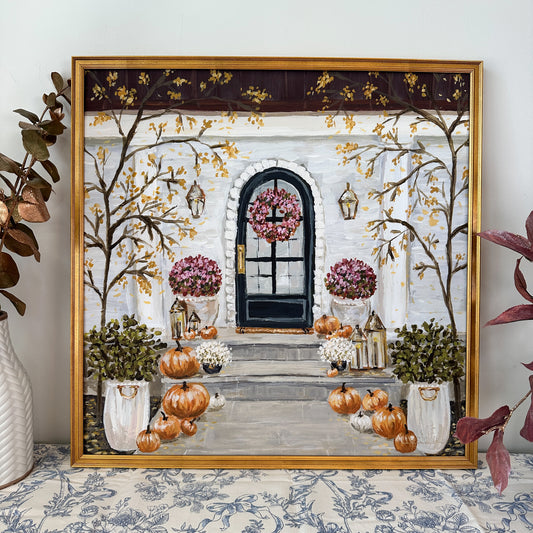 “Autumn" 24x24 Framed Canvas Print