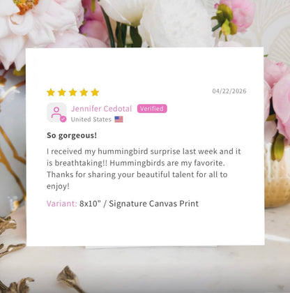 “By Your Side” – Hummingbird Surprise Reveal