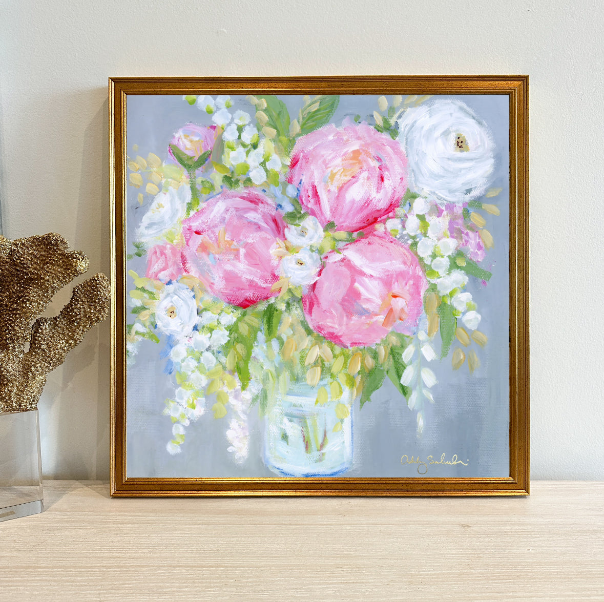 “In Love” Framed Canvas Print