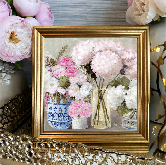 “BLUSH” Framed Canvas Print