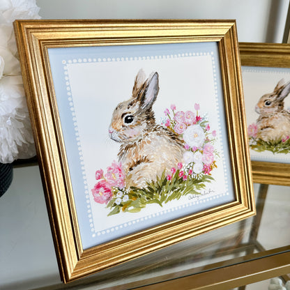 “Bun Bun” Framed Canvas Print