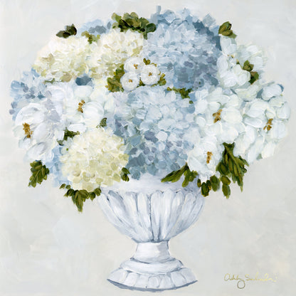 “Sweet Hydrangeas” - Set of 2 Framed Canvas Prints