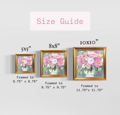 “Bloom" Framed Canvas Print