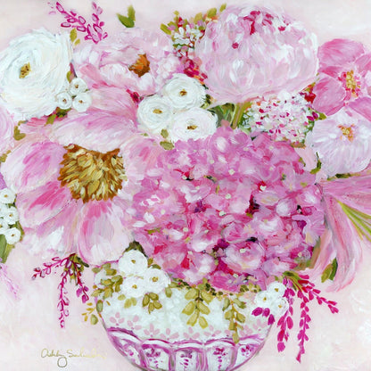 “Pretty In Pink” Framed Canvas Print