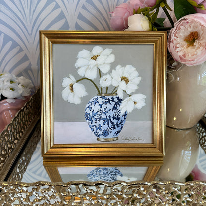 “Spring Soirée" Framed Canvas Print