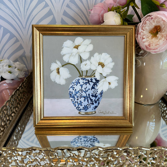 “Spring Soirée" Framed Giclée Print