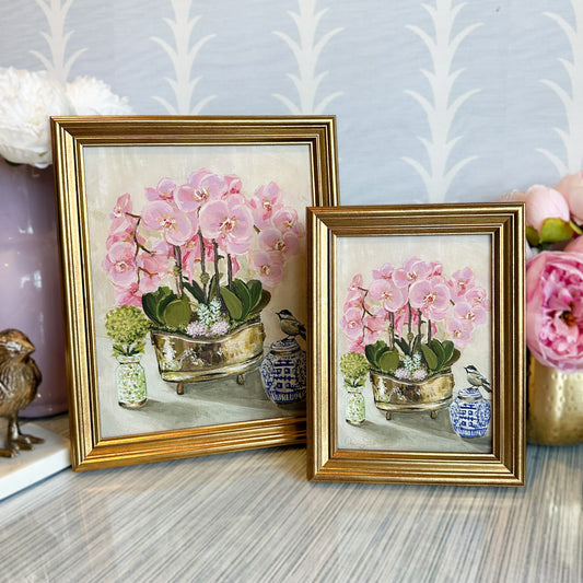 “Pink Orchids" Signature Canvas Print