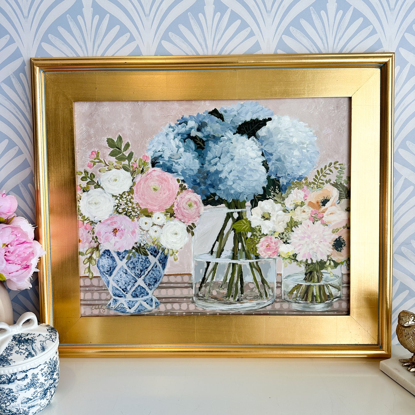 "Enchanted" Original Acrylic Painting - 22x26" Framed