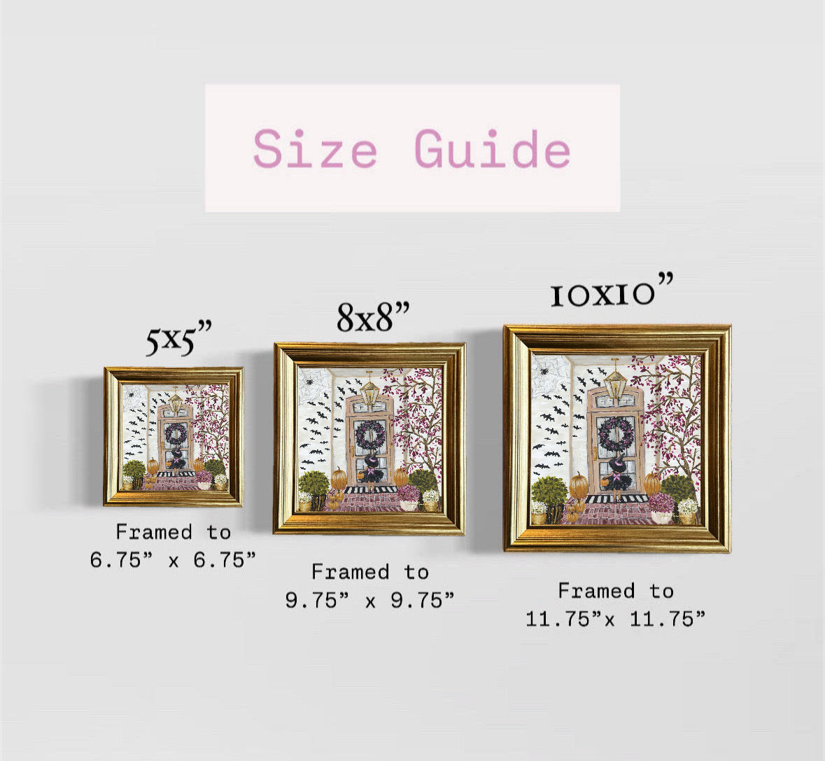 "Trick or Treat" Framed Canvas Print
