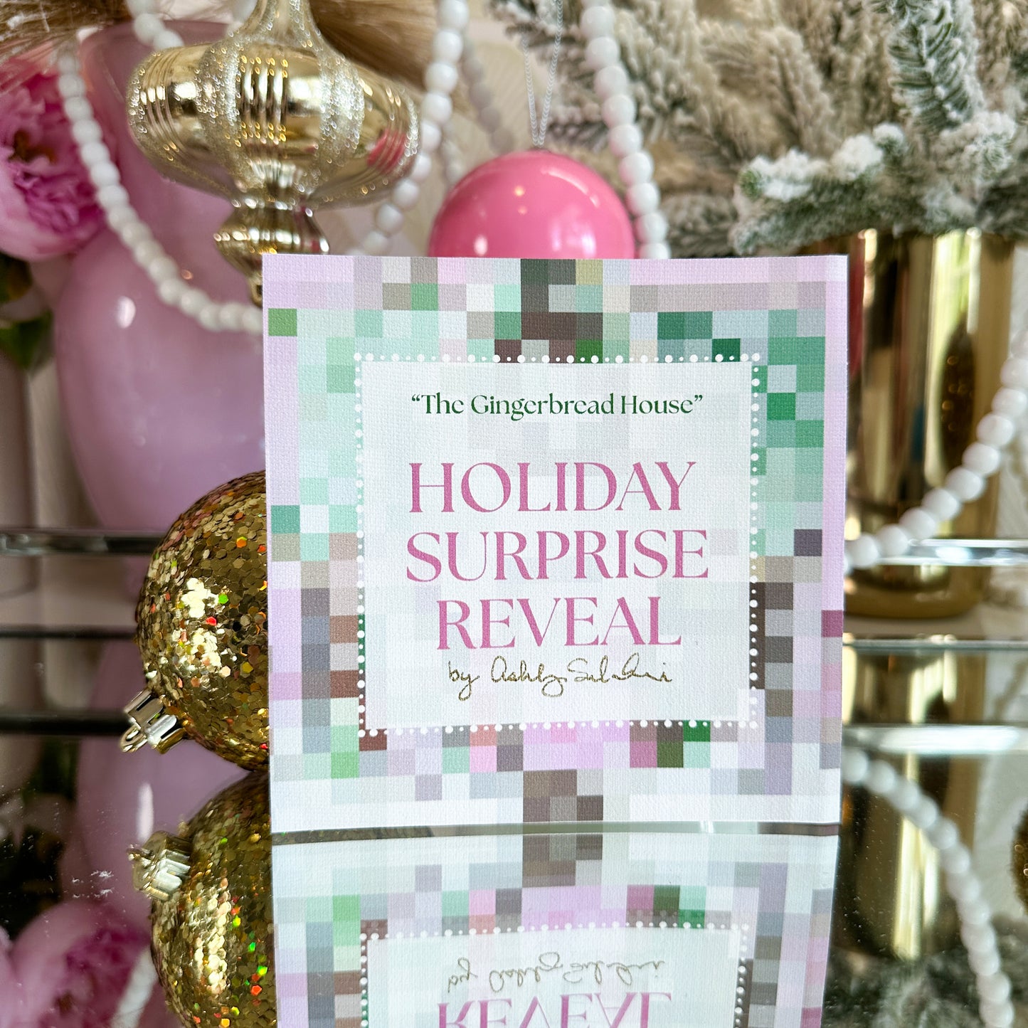 “The Gingerbread House" Unframed Surprise Holiday Print