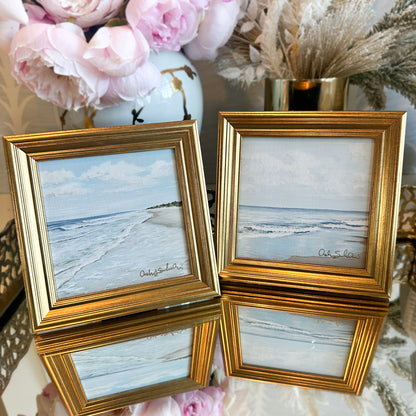“Coastal Calm” - Set of 2 Framed Canvas Prints