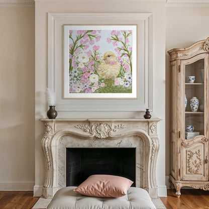 “Little Chick’s Garden" Signature Canvas Print