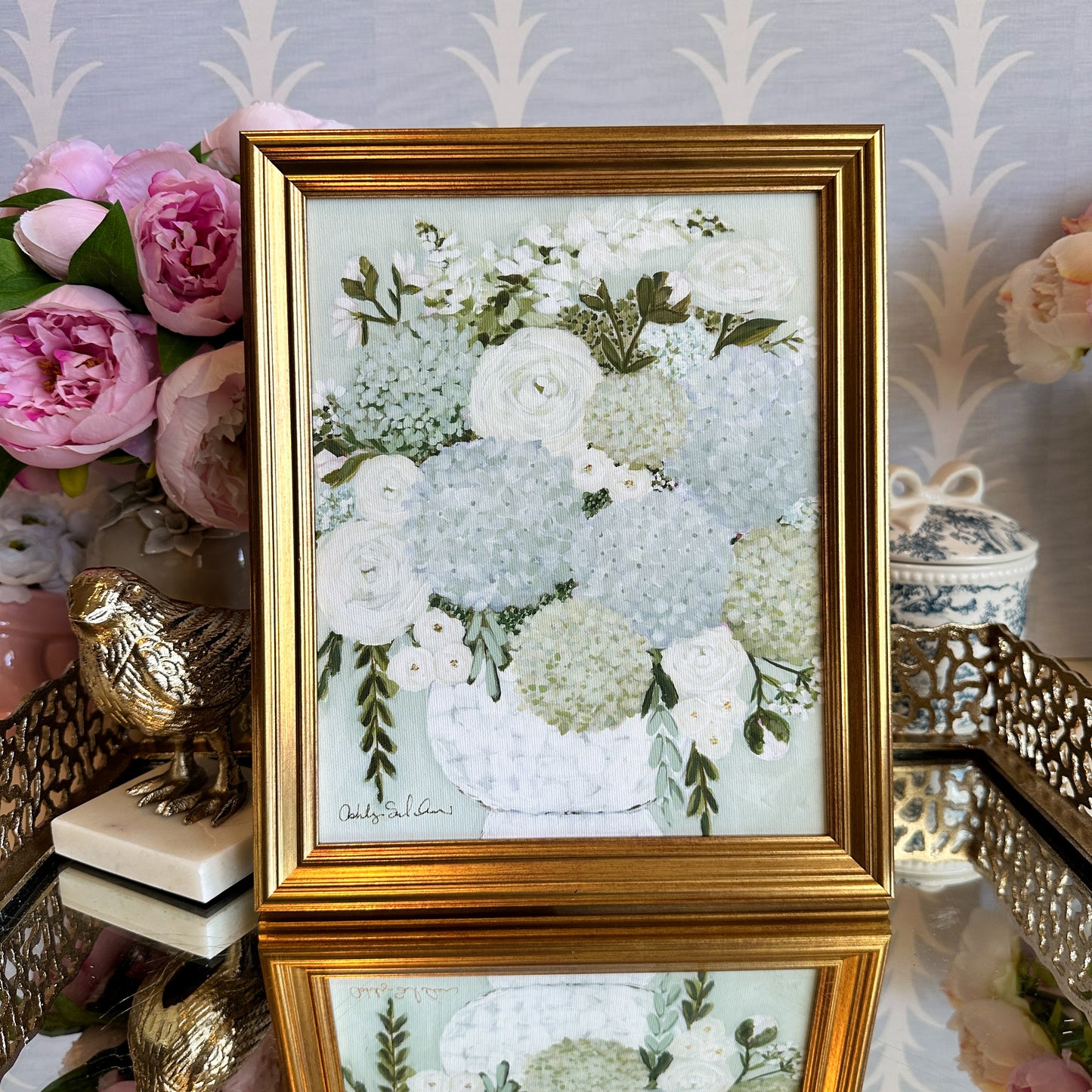 “Southern Charm” Framed Canvas Print