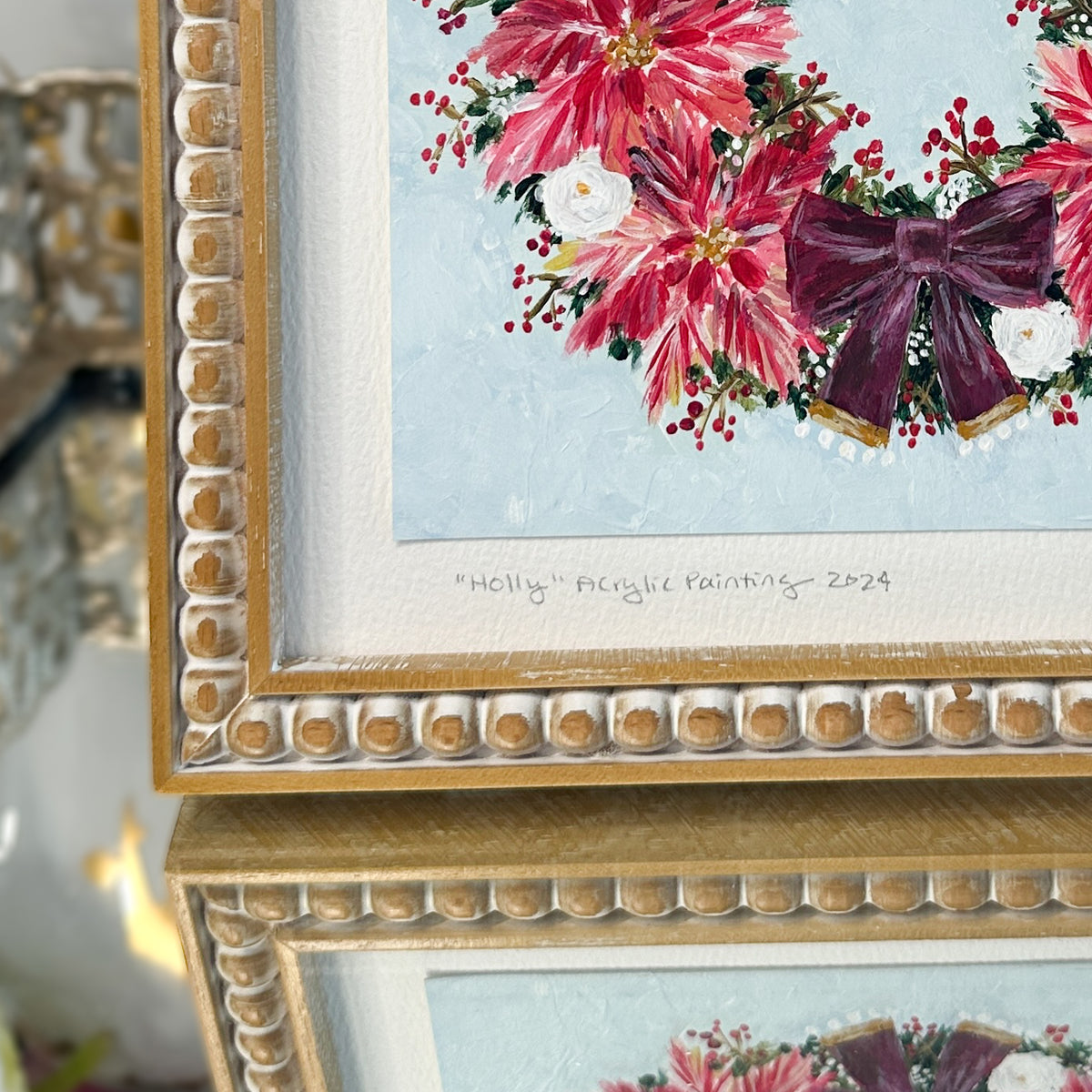 Holly | Original Acrylic Painting – Framed