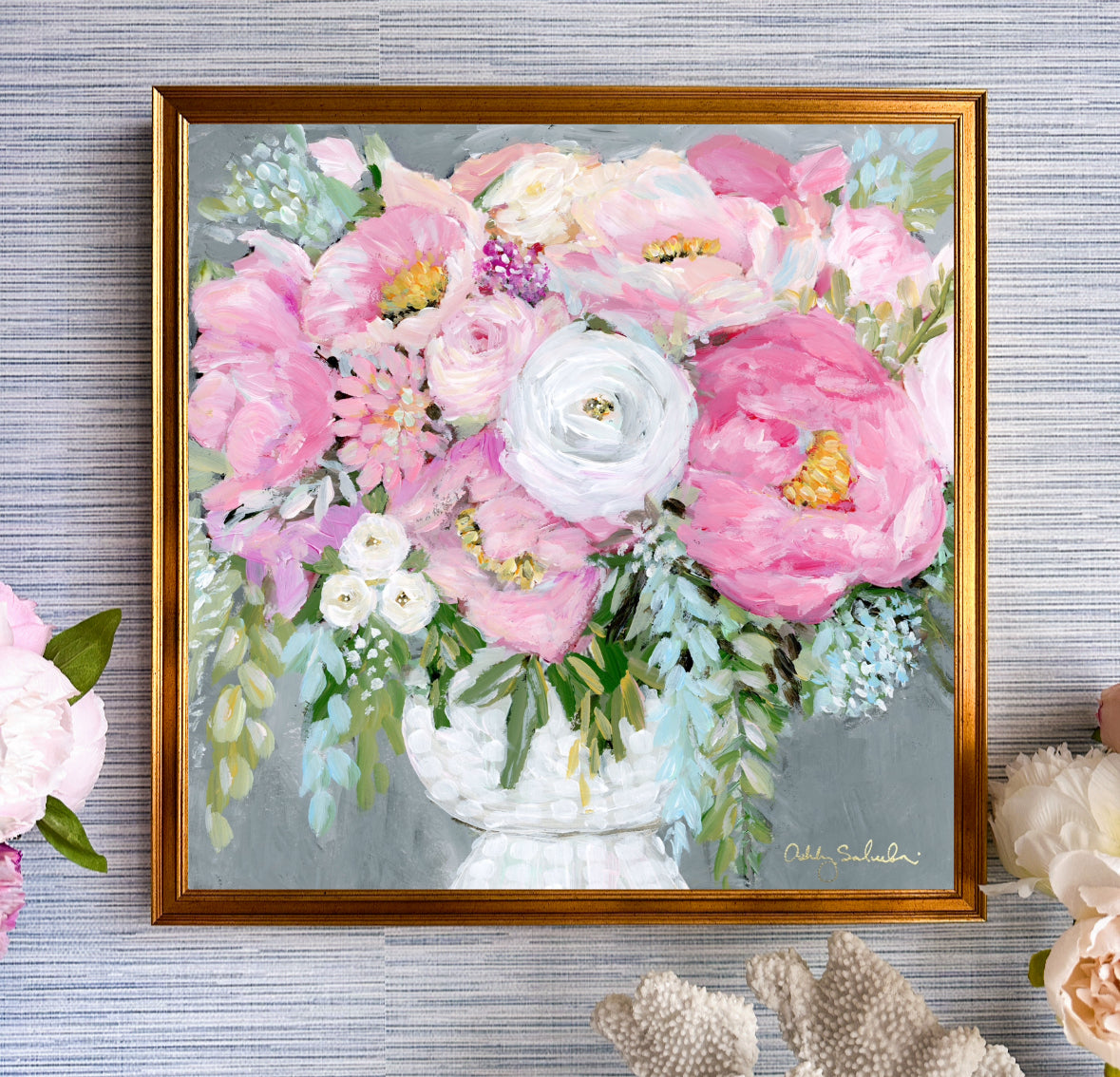 “Bloom" Framed Canvas Print