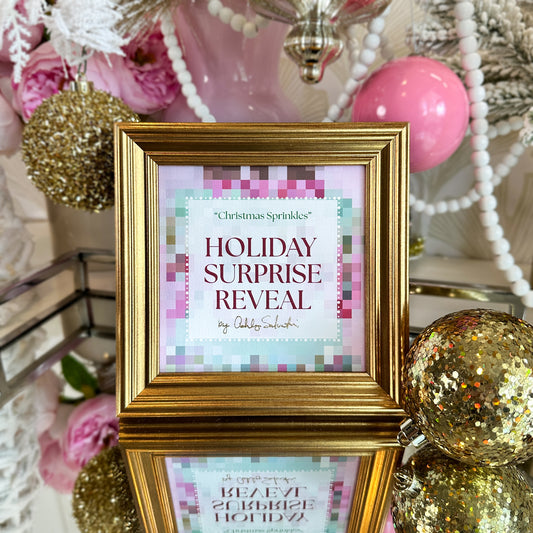 “Christmas Sprinkles" Framed Surprise Holiday Reveal
