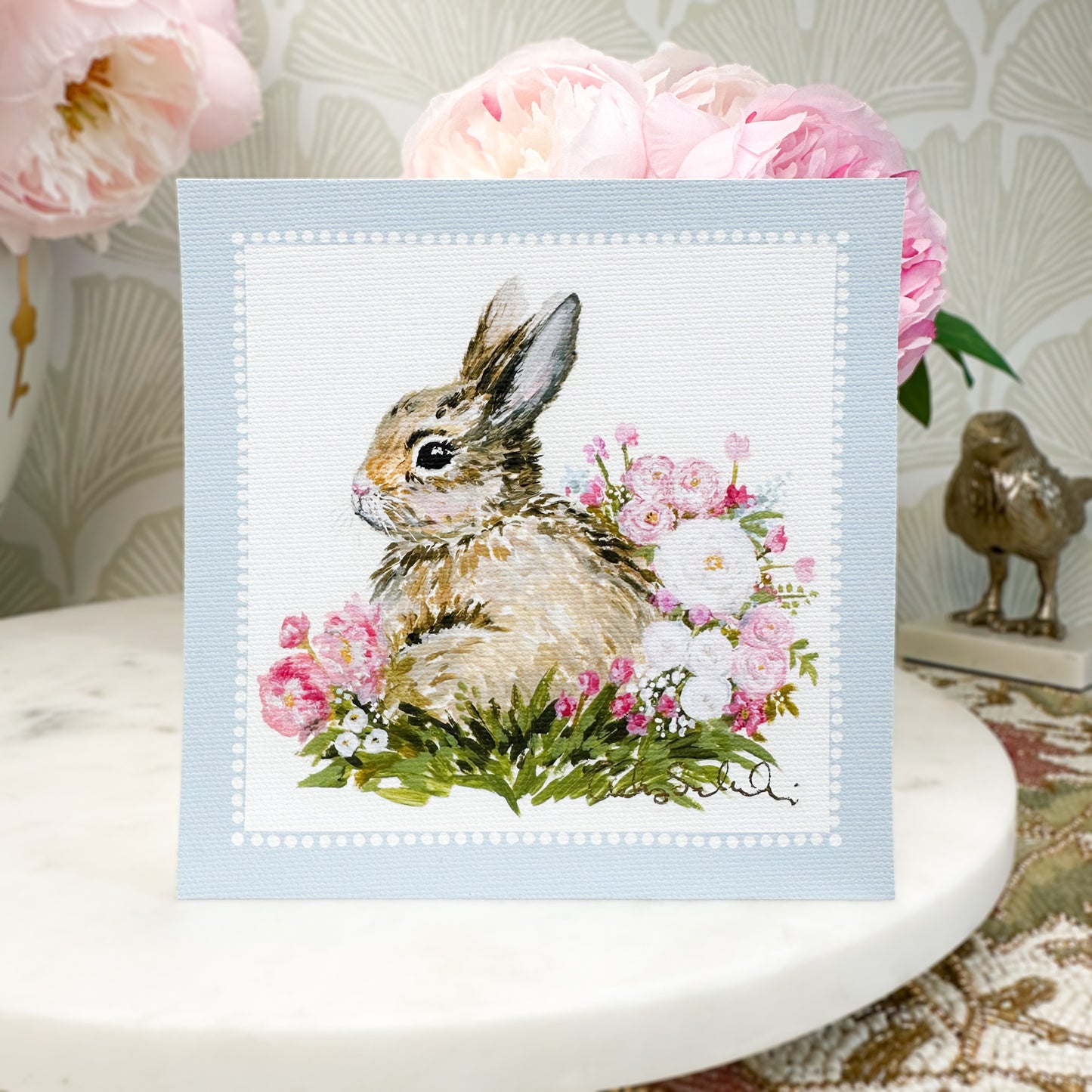 "Bun Bun" Signature Canvas Print