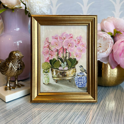 “Pink Orchids" Signature Canvas Print
