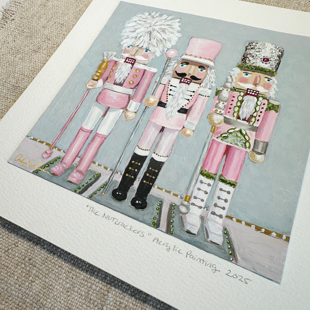 The Nutcrackers | Original Acrylic Painting – Framed