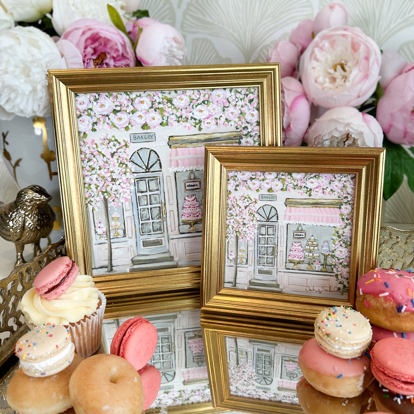 “The Bakery” Framed Canvas Print
