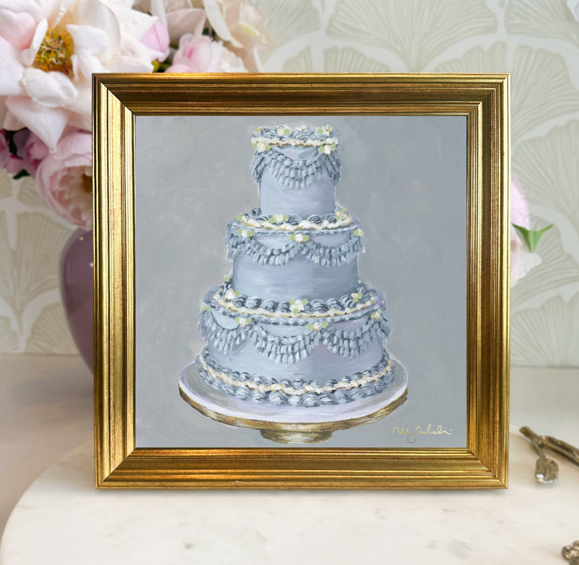 “All Dressed Up” Framed Canvas Print