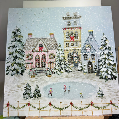 "Snowflake Village" Fine Art Print