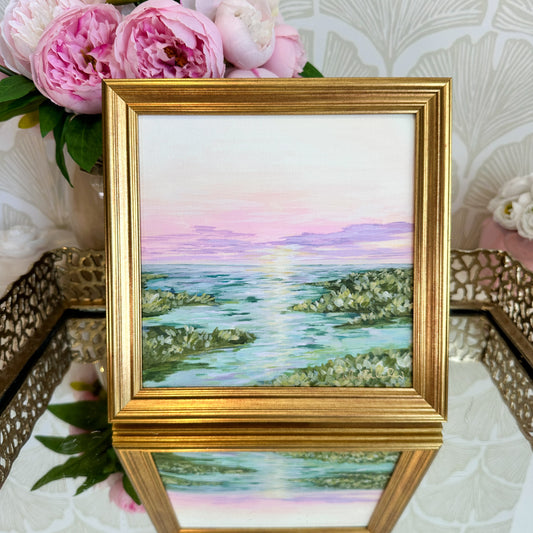 “Under a Pink Sky" Framed Giclée Print