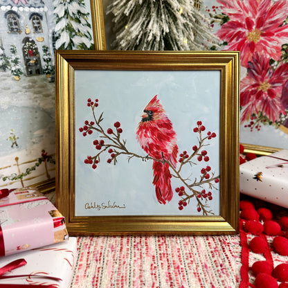 "A Branch of Joy" Framed Canvas Print