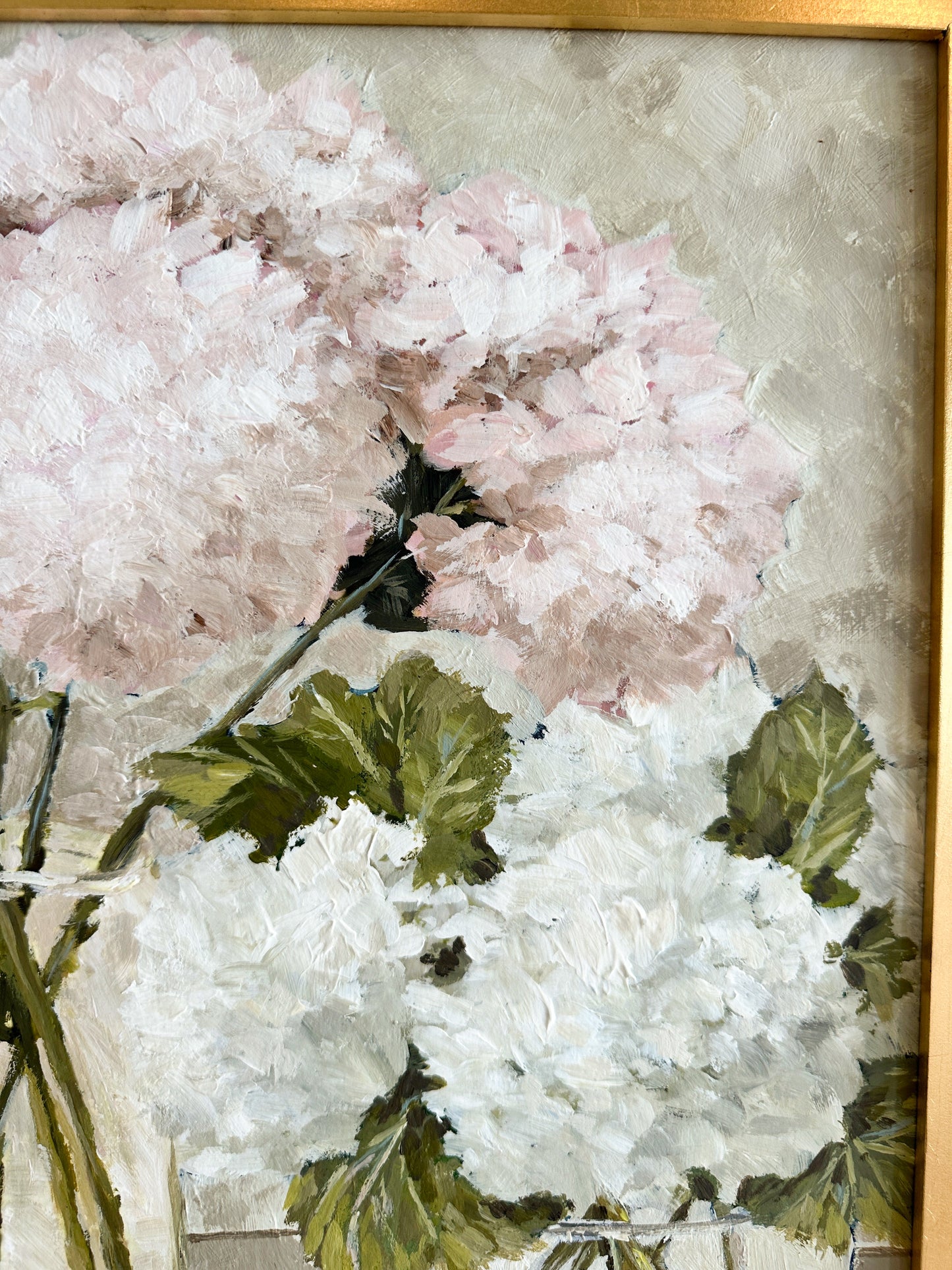 “Blush" Original Acrylic Painting - 22x26" Framed