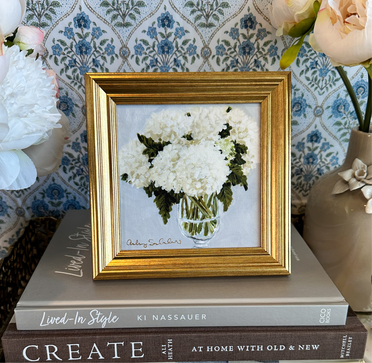 “Coastal Chic” Framed Canvas Print