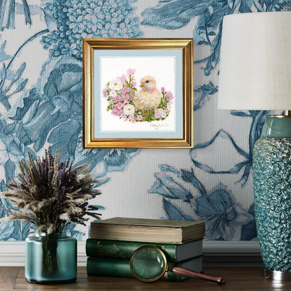 “Little Chick” Framed Canvas Print