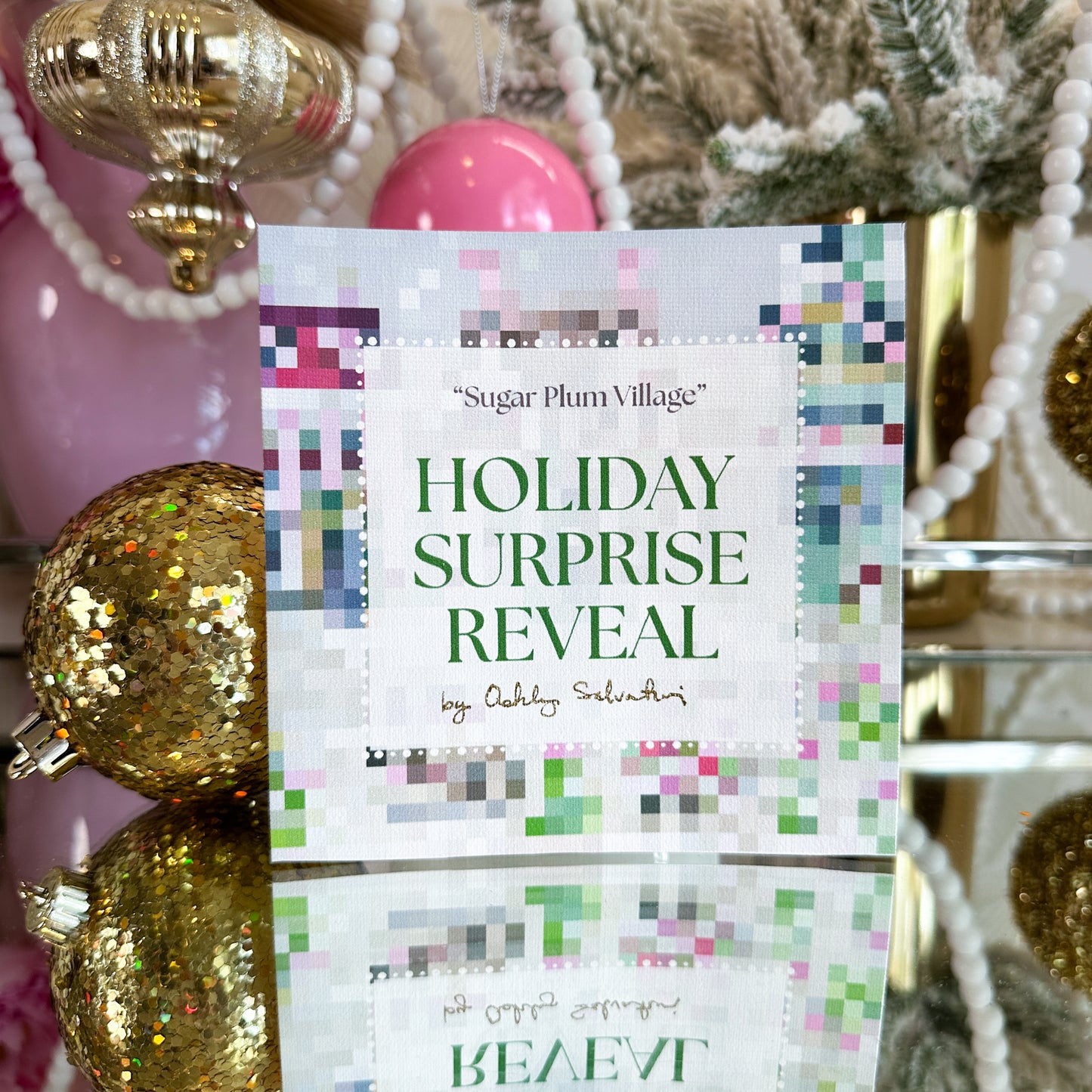 “Sugar Plum Village" Unframed Surprise Holiday Print