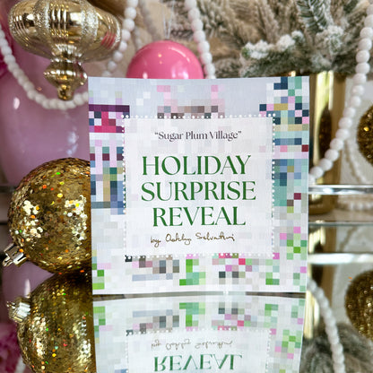 “Sugar Plum Village" Unframed Surprise Holiday Print